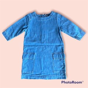 BABY GAP GIRLS DENIM DRESS TODDLER 4 YEARS OLD